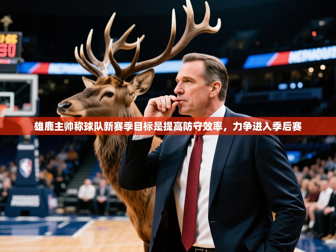2025 欧宝体育下载雄鹿主帅称球队新赛季目标是提高防守效率,力争进入季后赛  第1张